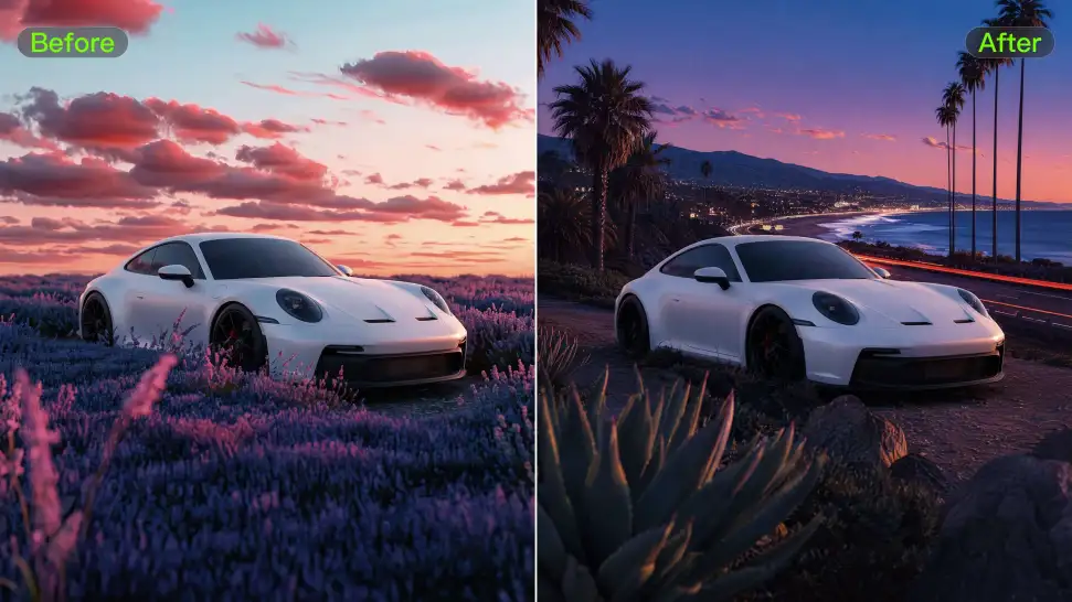 Change the background of the product image